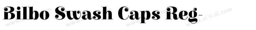 Bilbo Swash Caps Reg字体转换